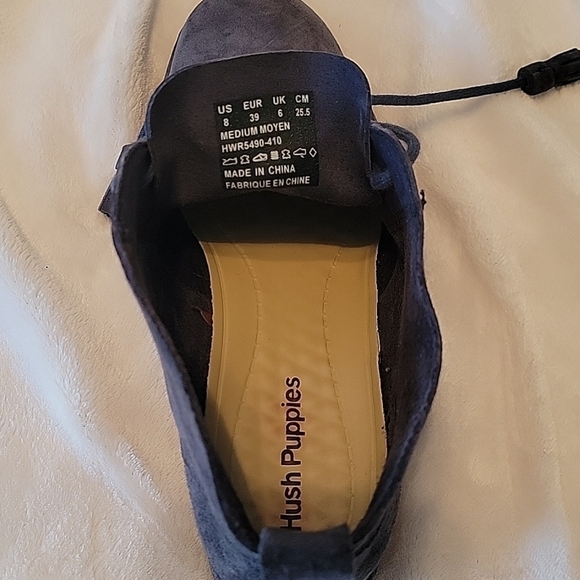 Hush Puppies Blue Suede Chukkas size 8 - Picture 4 of 5